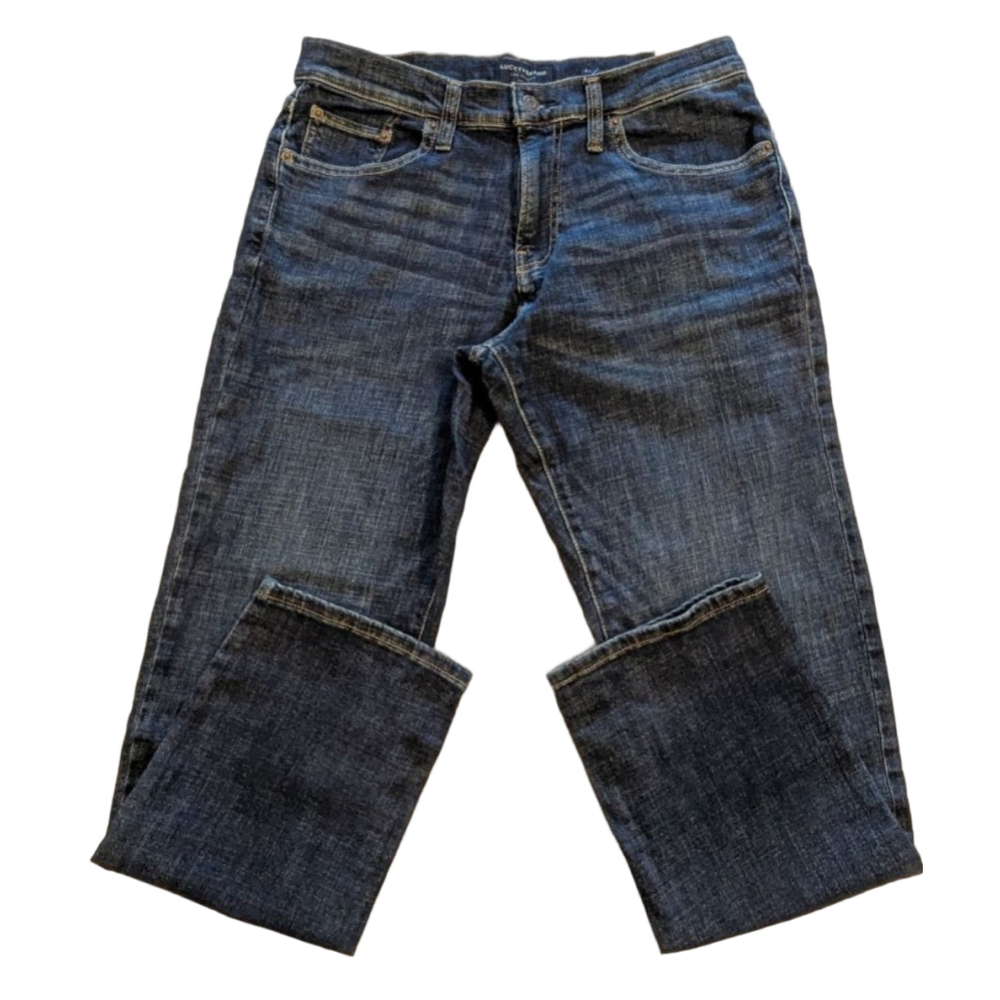 Men's Lucky Brand Blue 221 Straight Jeans Waist 31x30 New